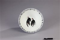 藏品(雙飛並翔圖圓碗)的圖片